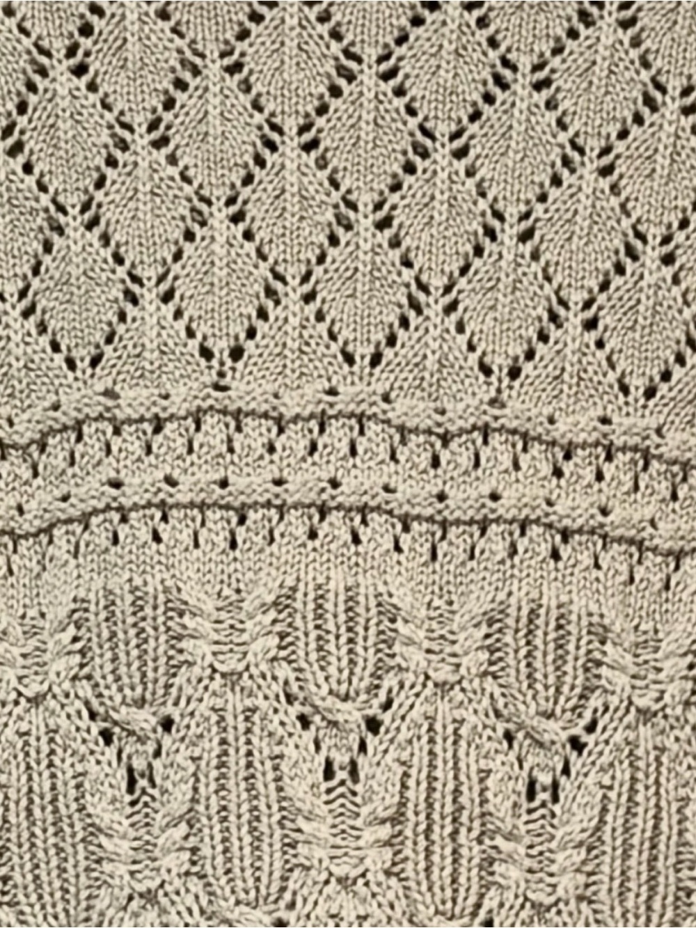 Anthropologie SPLENDID Diletta Pointelle Crochet Knit Sweater Size L - Picture 4 of 11